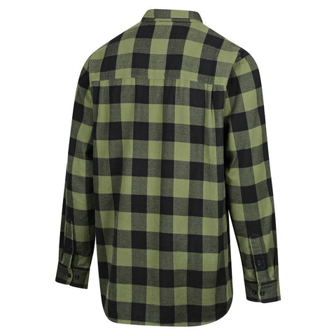 Ridgeline Organic Check Shirt Olive 5XL