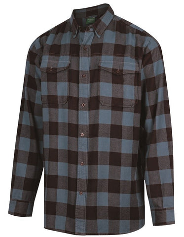 Ridgeline Organic Check Shirt Blue XL