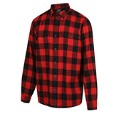 Ridgeline Organic Check Shirt Red S