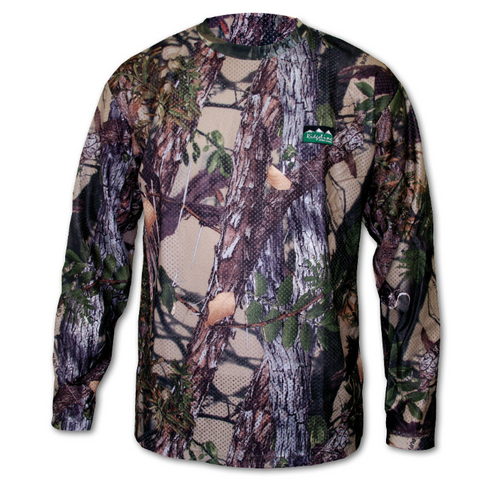 Ridgeline Sable Airflow Long Sleeved Zip Top - Buffalo Camo -Size M***